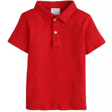 Load image into Gallery viewer, Short Sleeve Solid Polo - Red
