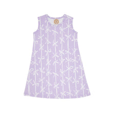 Load image into Gallery viewer, Sleeveless Polly Play Dress - Braselton Bows/ Lauderdale Lavender