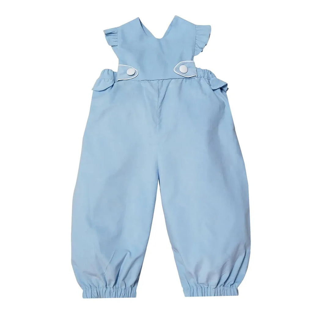 Blue Corduroy Romper