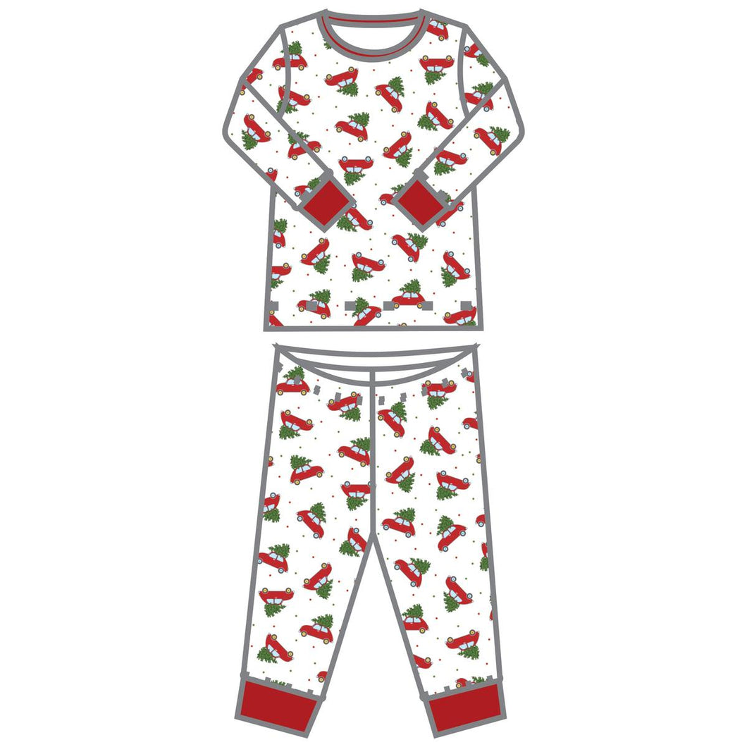 The Perfect Tree Red Pajama Set