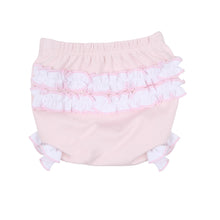 Load image into Gallery viewer, Abby &amp; Alex Smocked Collared Ruffle Diaper Cover Set
