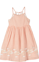 Load image into Gallery viewer, Strappy Summer Dress in Pink with Fish
