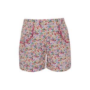 Tyny Liberty Floral Shorts in Hot Pink