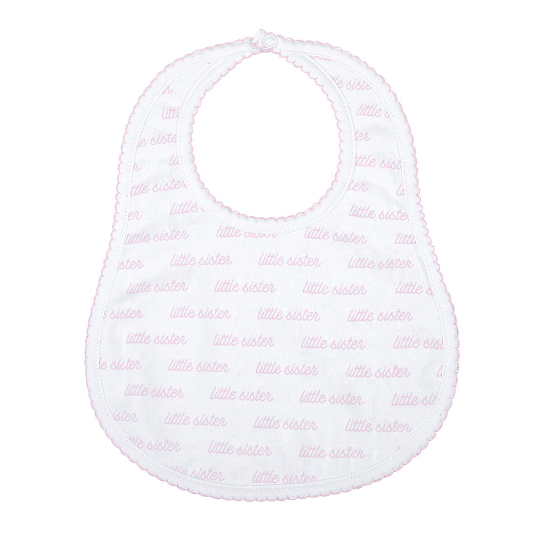 Little Sister Print Bib