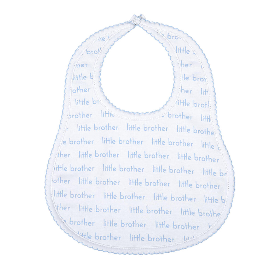 Little Brother Print Bib