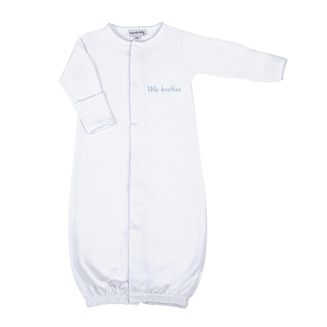 Little Brother Embroidered Converter Gown