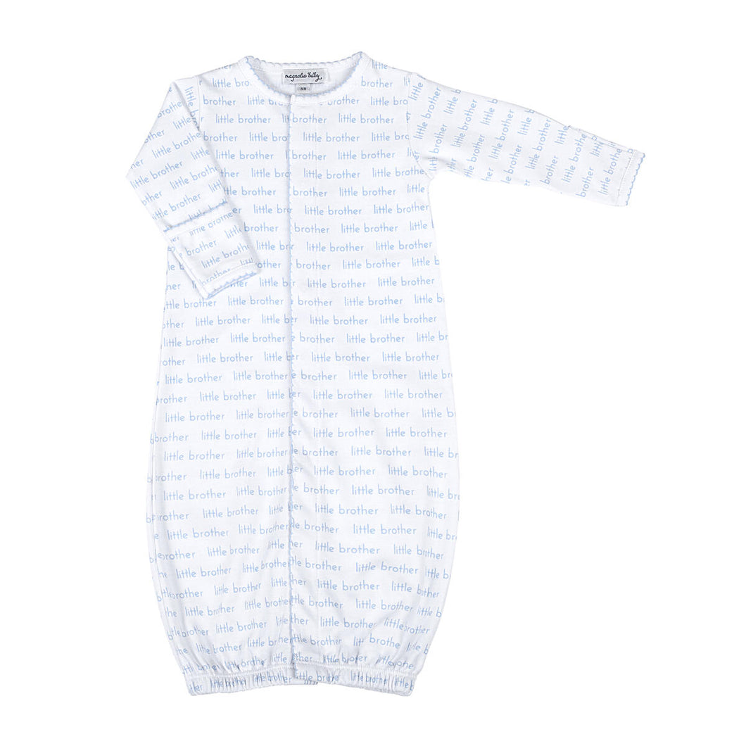 Little Brother Printed Converter Gown