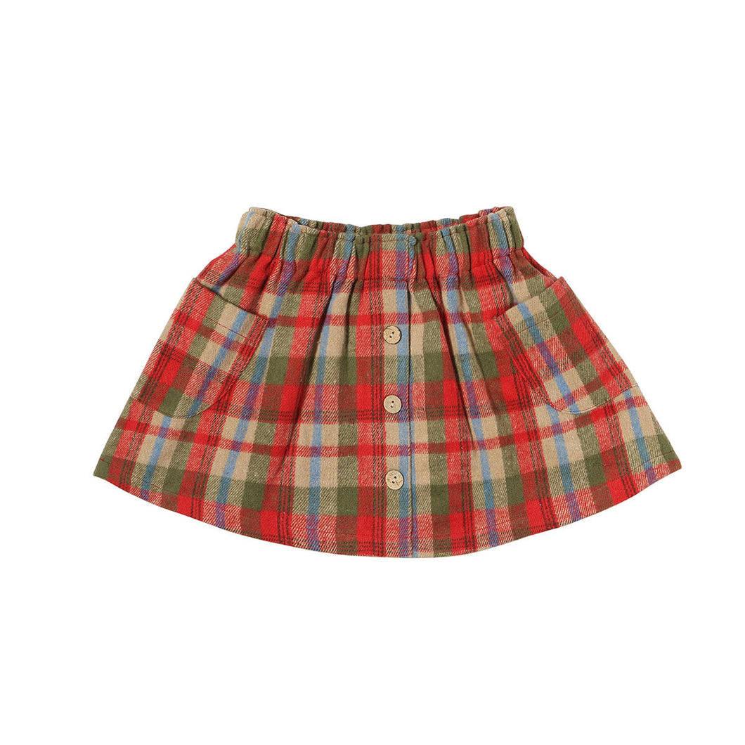 Jaycee Skirt- Autumn Plaid