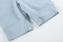 Load image into Gallery viewer, Puppy Smocked Overalls- Light Blue
