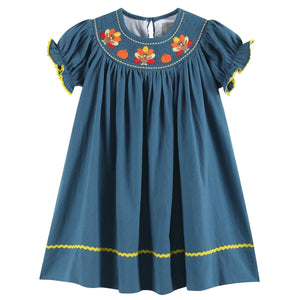 Turkey Bishop Dress- Cobalt Blue