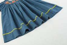 Load image into Gallery viewer, Turkey Bishop Dress- Cobalt Blue
