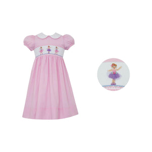 Ballerinas Dress- Pink Corduroy