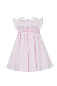 Andrea Sleeveless Dress- Pink Stripe