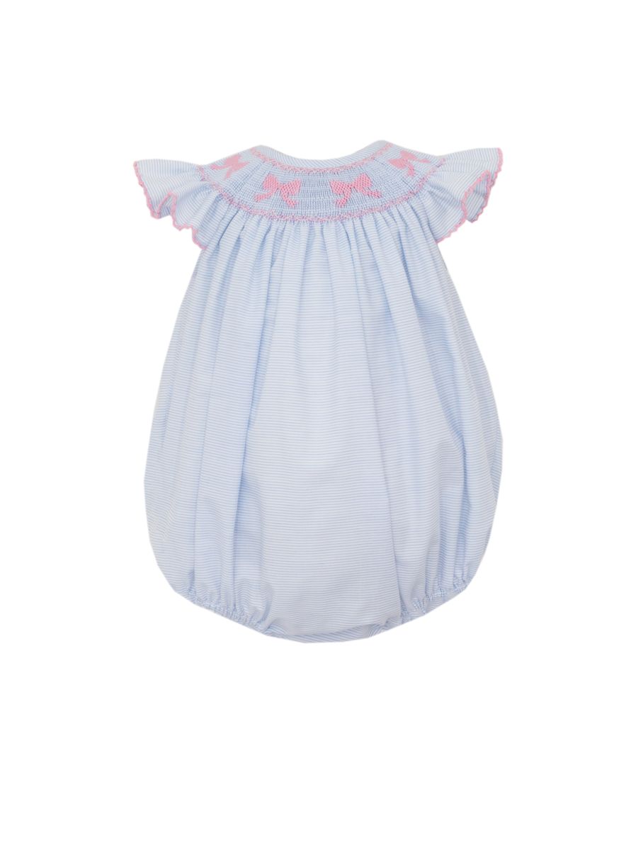 Bows Angel Wing Bishop Bubble- Blue Stripe