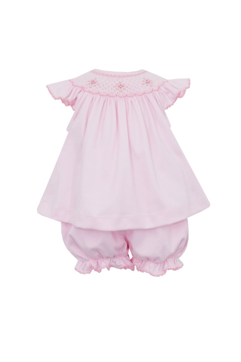 Tania Angel Wing Bishop Bloomer Set SS- Pink