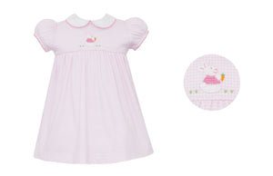 Bunny Dress SS- Pink Gingham