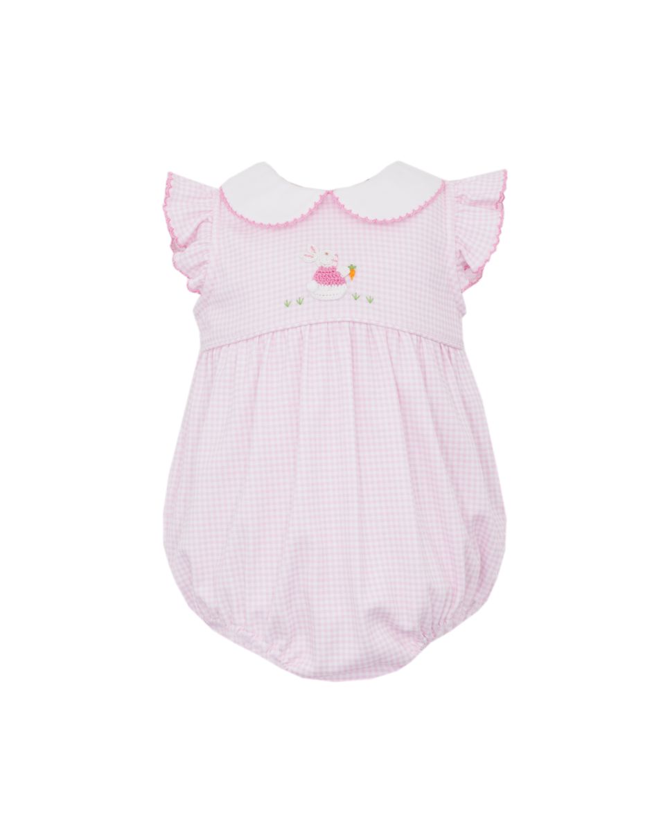 Bunny Bubble SS- Pink Gingham