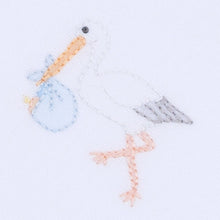Load image into Gallery viewer, Vintage Stork Light Blue Bubble SS
