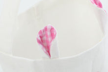Load image into Gallery viewer, Pink Gingham Easter Bunny Basket
