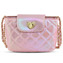 Load image into Gallery viewer, Paige Petal Pink Metallic Purse
