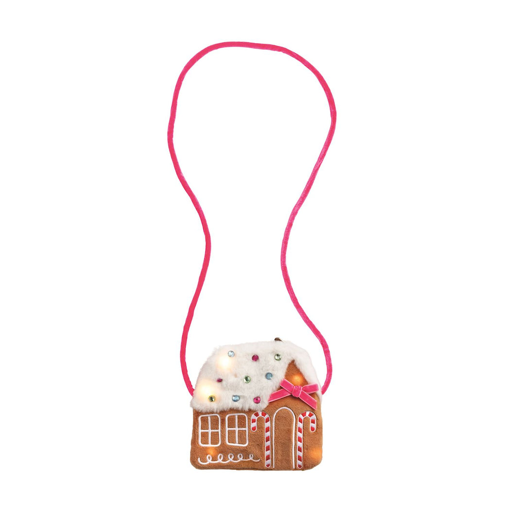 Gingerbread House Light-Up Christmas Purse