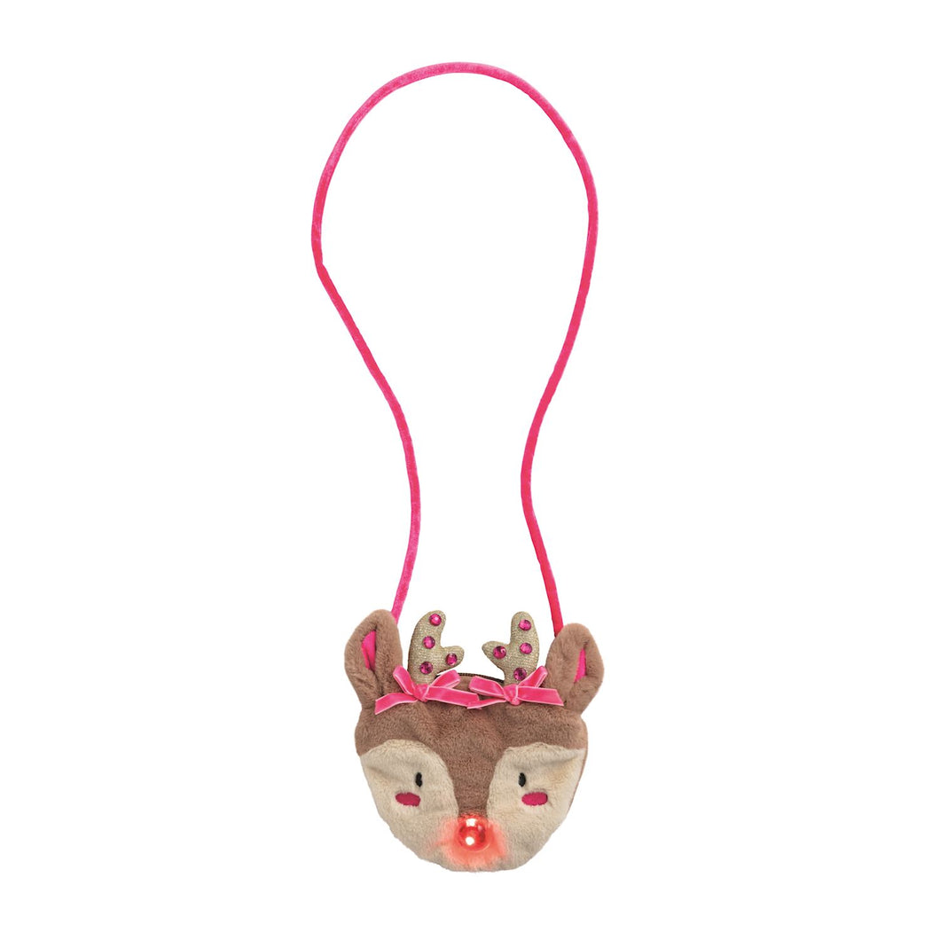 Reindeer Light-Up Christmas Purse