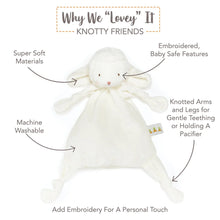 Load image into Gallery viewer, Kiddo the Lamb Knotty Friend
