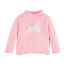 Load image into Gallery viewer, Bunny Rollneck Sweater- Pink
