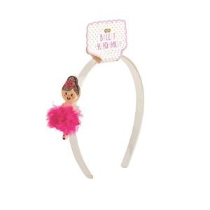 Ballet Headband- Dk Pink