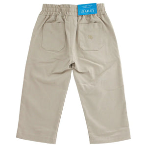 Pull On Pant- Khaki Twill