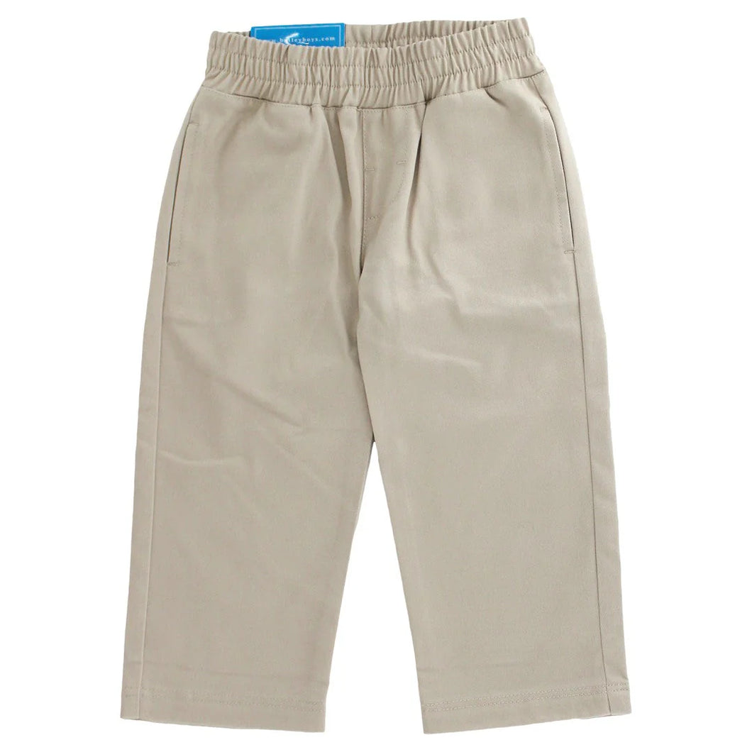 Pull On Pant- Khaki Twill