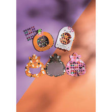 Load image into Gallery viewer, Halloween Glitzy Gems Stick-On Earrings
