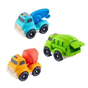 Blue Construction Tow Toy Truck