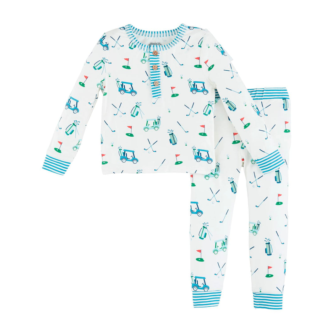 Golf Blue Pajama Set