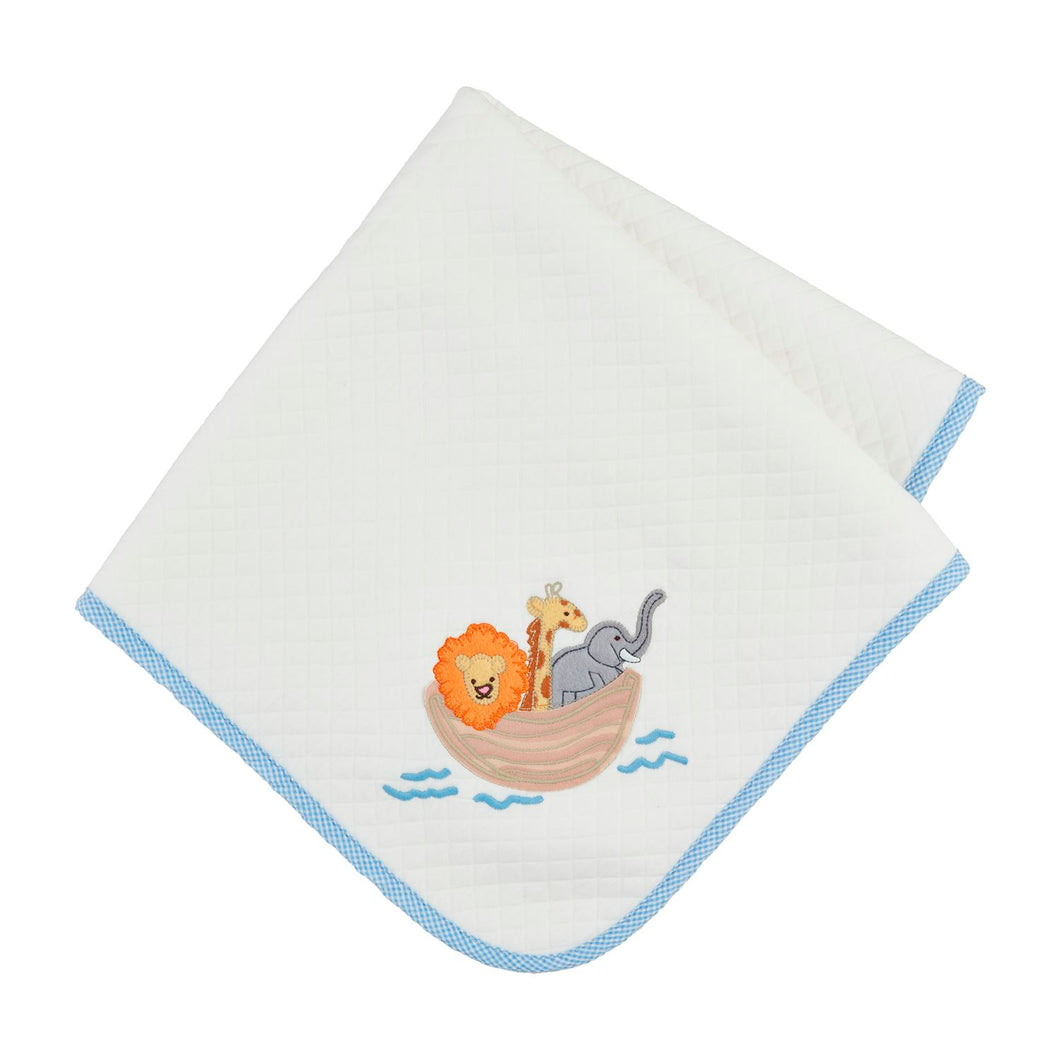 Noah's Ark Quilted Blanket