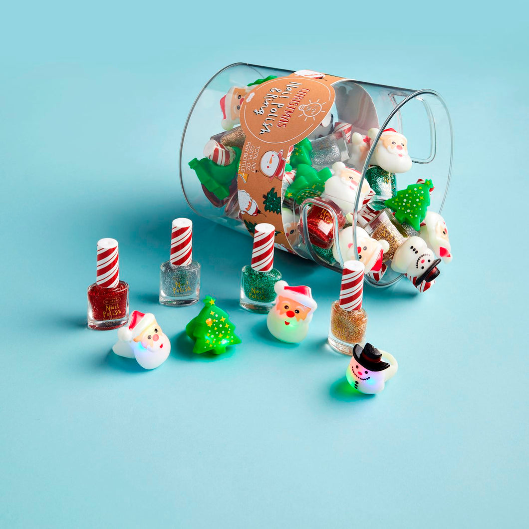 Christmas Nail Polish & Ring Set