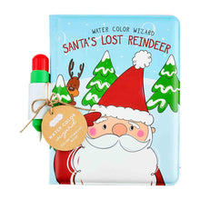 Load image into Gallery viewer, Water-Color Wizard Santa Book
