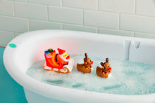 Load image into Gallery viewer, Santa &amp; His Reinducks Light-Up Bath Toy Set
