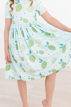 Load image into Gallery viewer, Key Lime Pocket Twirl Dress

