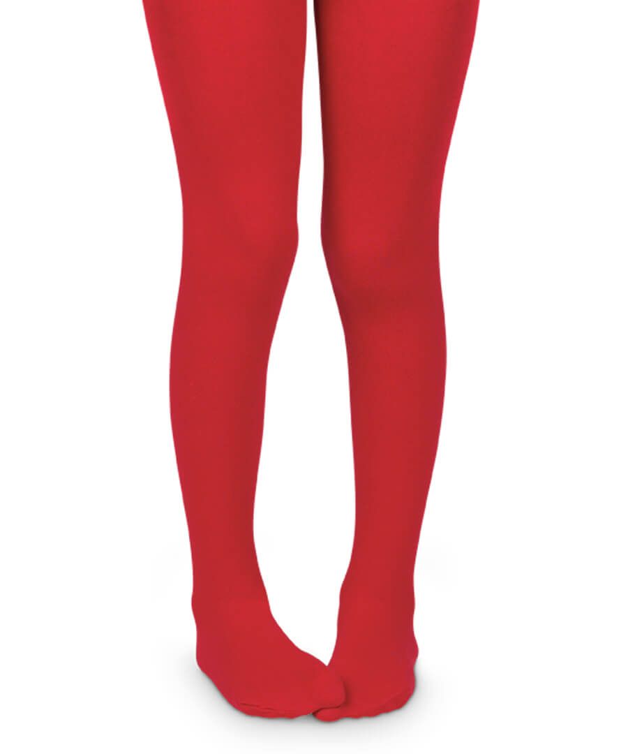 Organic Cotton Tights- Red