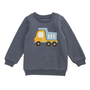 Navy Dump Truck Sweatshirt