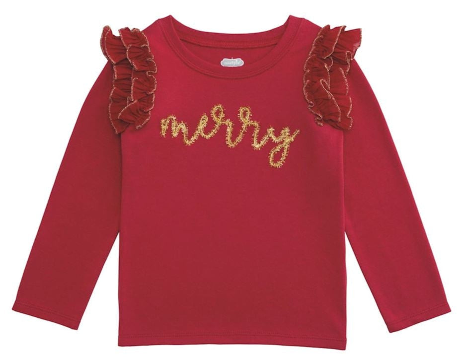 Red Merry Tinsel Tee