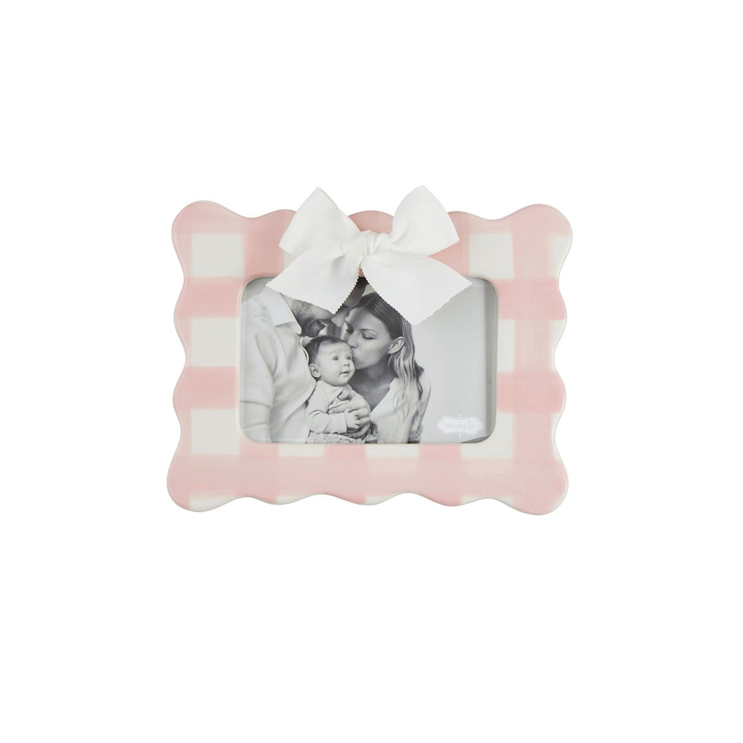 Horizontal Bow Frame- Gingham