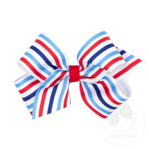 Americana Stripe Bow