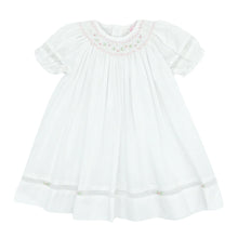 Load image into Gallery viewer, Smocked Daygown w/ Viole Insert
