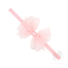 Load image into Gallery viewer, Mini Organza Double Bow on Band
