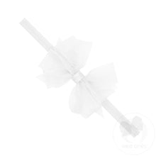 Load image into Gallery viewer, Mini Organza Double Bow on Band
