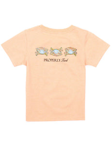 Triple Crab SS Logo Tee- Melon