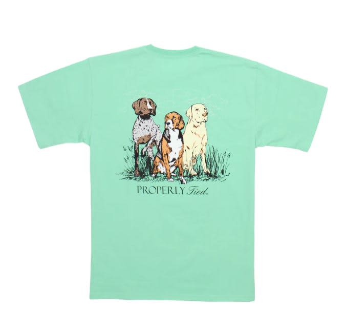 Triple Dog SS Logo Tee- Green