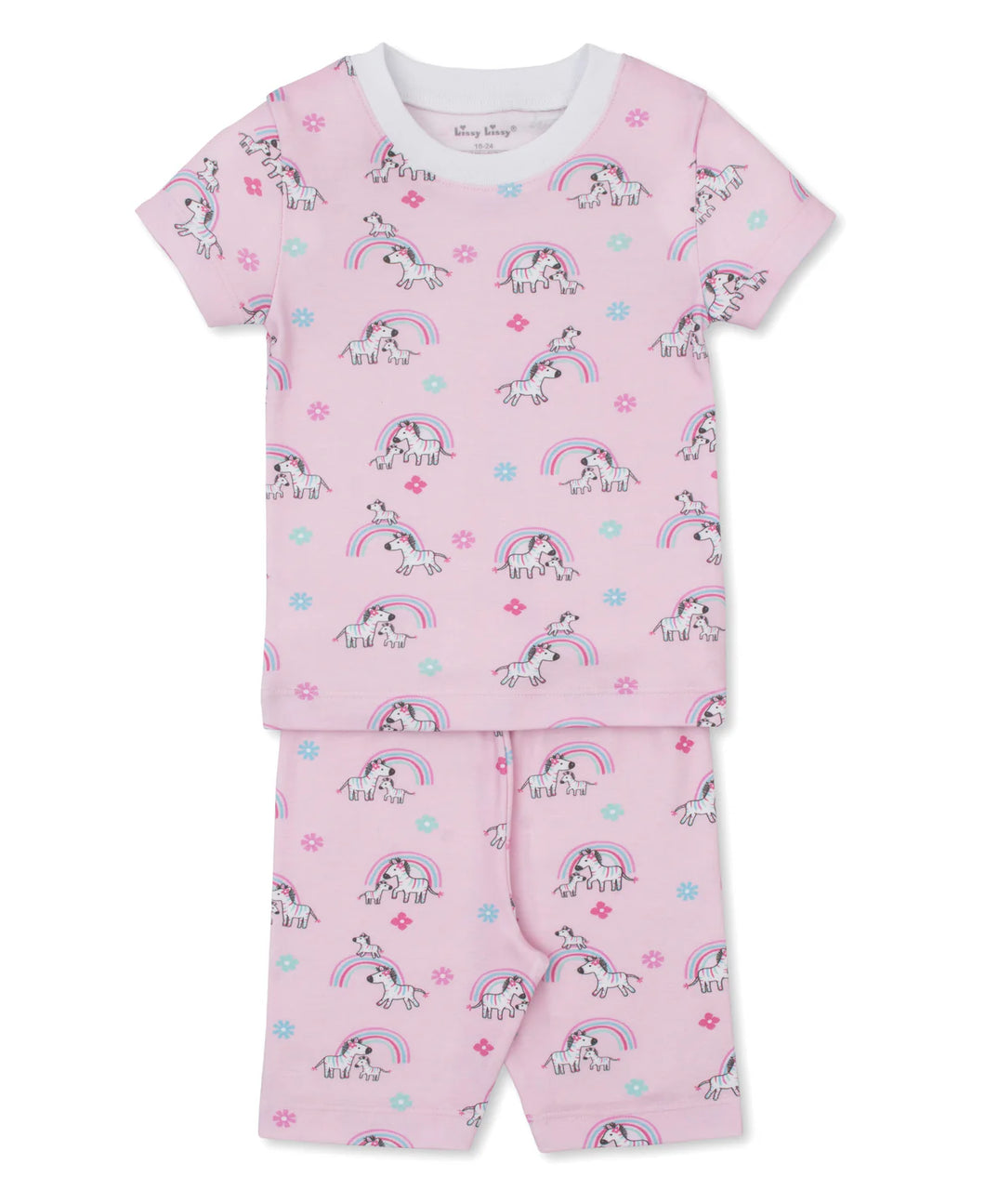 Zebras Summer Fun Short Pajama Set